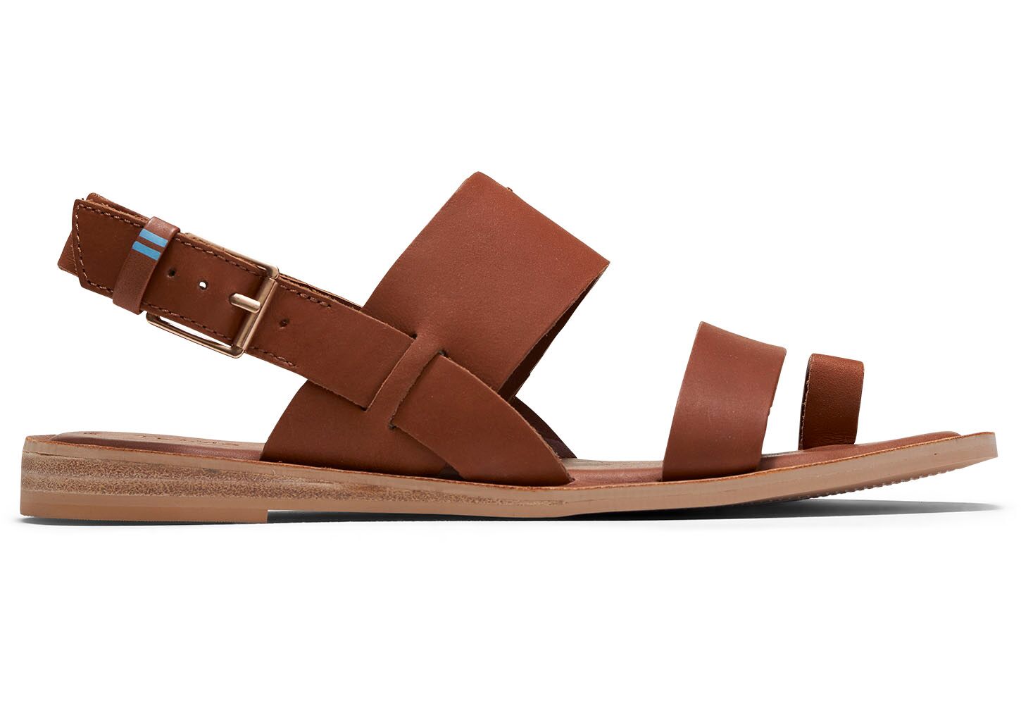 Toms Freya Vegetable Tanned Leather - Womens Sandals - Brown - NZ - 714952CFU